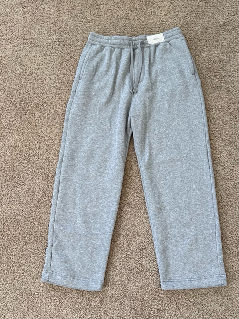 Hollister Kids Light Gray Drawstring Joggers